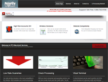 Tablet Screenshot of ppsmerchantservices.com